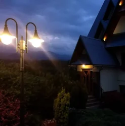 Sklep Kaja Wysoka zewnętrzna dwuramienna latarnia K-8132 CZ BOSTON | Kaja