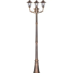 Sklep Kaja Wysoka zewnętrzna latarnia K-7009A2/3 CZ/ZŁ STANDARD | Kaja