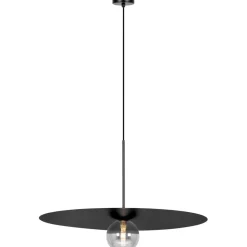 Clearance Wyszukana lampa wisząca, grafitowy klosz K-5383 z serii FERMI Żyrandole Nowoczesne