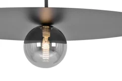 Clearance Wyszukana lampa wisząca, grafitowy klosz K-5383 z serii FERMI Żyrandole Nowoczesne