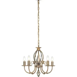 Sklep Kaja Wyszukana lampa wisząca, pałacowa ART5-AGD-BRASS z serii ARTISAN