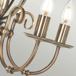 Sklep Kaja Wyszukana lampa wisząca, pałacowa ART5-AGD-BRASS z serii ARTISAN