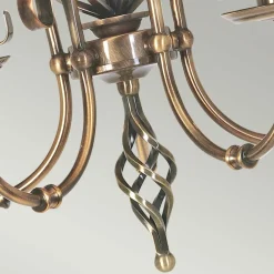 Sklep Kaja Wyszukana lampa wisząca, pałacowa ART5-AGD-BRASS z serii ARTISAN