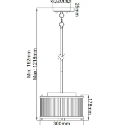 Cheap Wyszukana lampa wisząca, 2xE27 DL-CORONA-2P-BAB z serii CORONA Żyrandole Nowoczesne