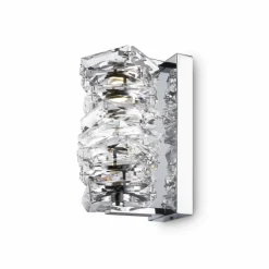 Sklep Kaja Wytworny kinkiet ścienny, kryształowy MOD124WL-L6CH3K z serii COIL