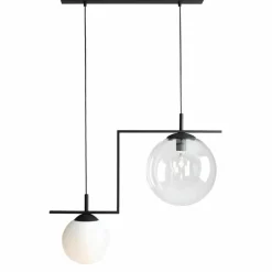 Store Żyrandol czarny na duży gwint do salonu 1038H1 ZAC | Kaja Oświetlenie Żyrandole Nowoczesne