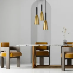 Store Żyrandol do nowoczesnej kuchni LP-181/3P GD SOLIN | Kaja Oświetlenie Żyrandole Nowoczesne