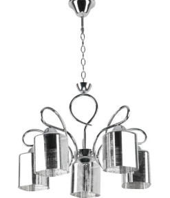 Online Żyrandol do salonu ze srebrnymi kloszami 35-00705 ITALO | Kaja Żyrandole Nowoczesne