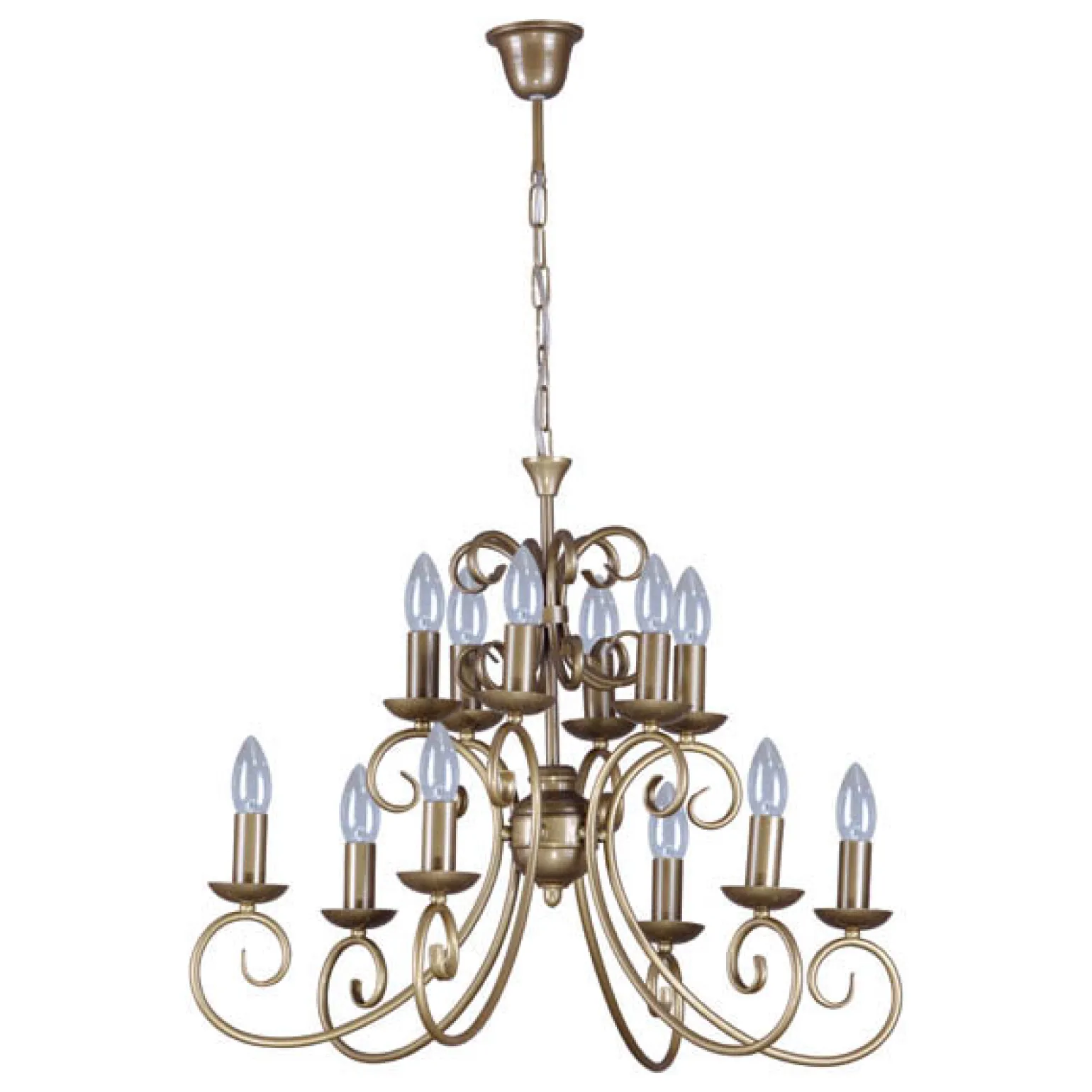 Sklep Kaja Żyrandol K-3151 z serii GENEWA - patyna