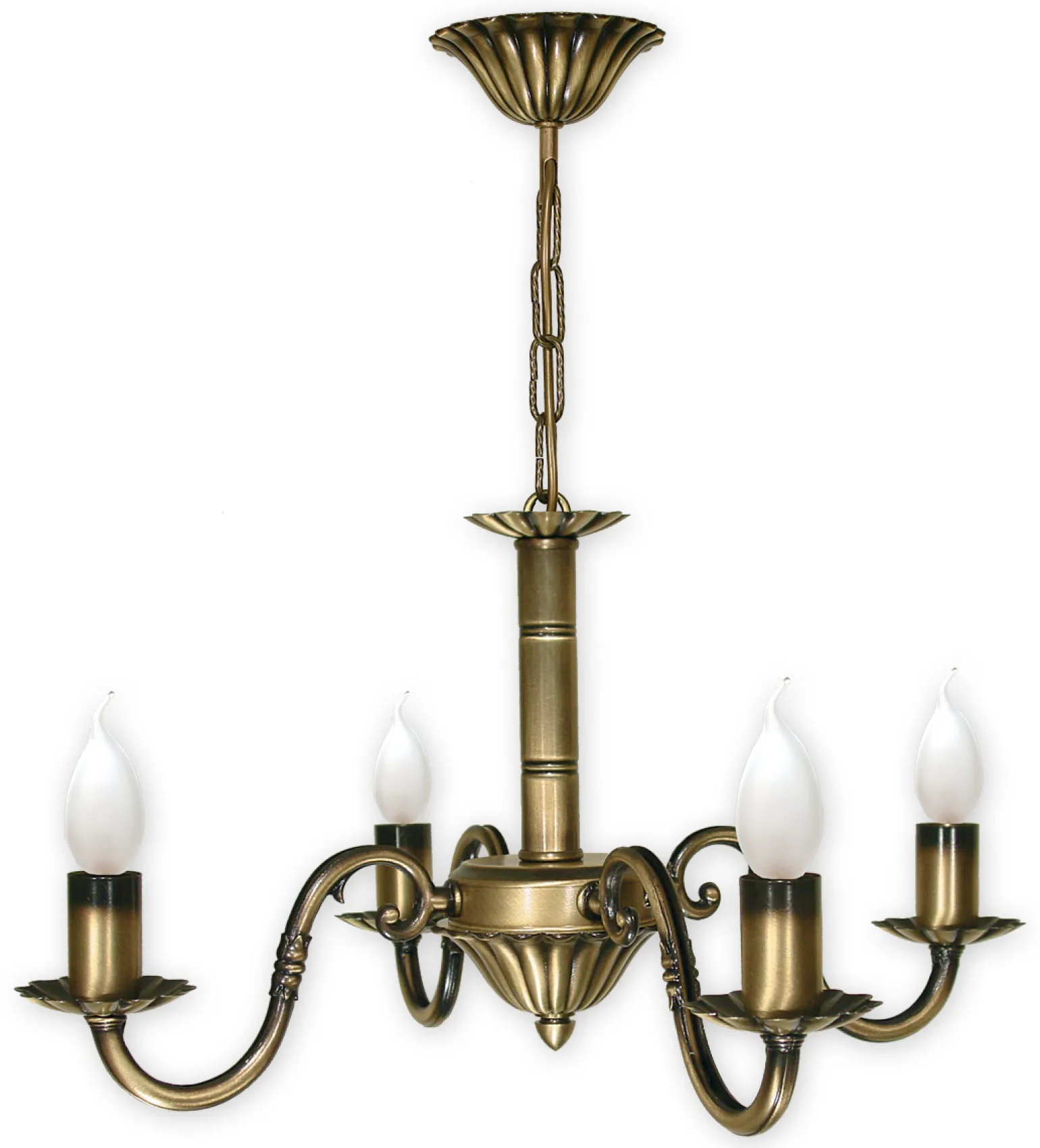 Sklep Kaja Żyrandol kandelabr bez kloszy, do salonu O1004/W4 PRIMA | Kaja