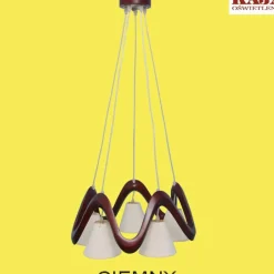 Sklep Kaja Żyrandol K-MD68478/5 - ciemny