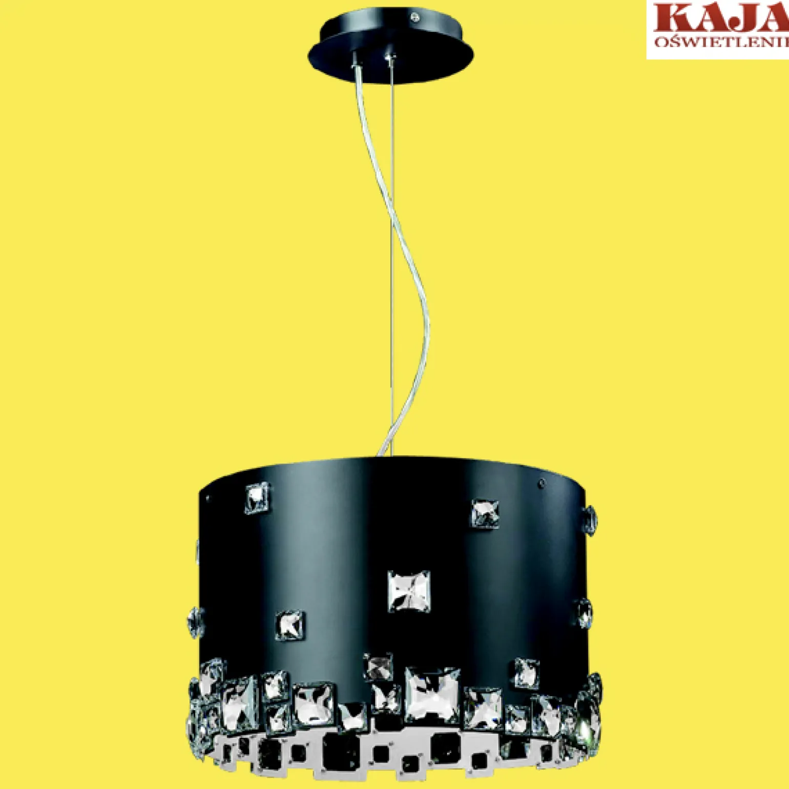 Sklep Kaja Żyrandol K-MDC11017-3 z serii LUXOR - czarny