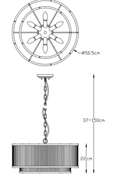 Cheap Żyrandol nowoczesny glamour P0528-06H-F4AC SERGIO| Kaja Oświetlenie Żyrandole Nowoczesne