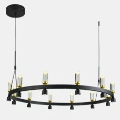 Best Żyrandol okręg LED ⌀101,8cm PND-83812-24 ALMELO | Kaja Oświetlenie Żyrandole Nowoczesne