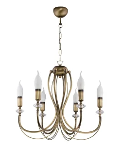 Sklep Kaja Żyrandol pałacowy w kolorze patyny JUP 1612 MELODY | Kaja Oświetlenie