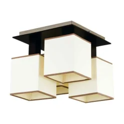 Sklep Kaja Żyrandol plafon brązowo-kremowy AL 10335 Ewa venge | Kaja Oświetlenie