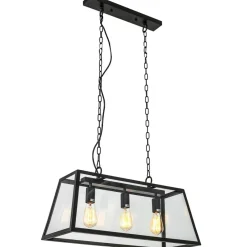 Best Żyrandol typu skrzynka, nad stół MD-102621-3-B LAVERNO | Kaja Żyrandole Nowoczesne