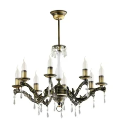 Sklep Kaja Żyrandol w kolorze antycznego złota JUP 766 MARKIZA | Kaja Oświetlenie