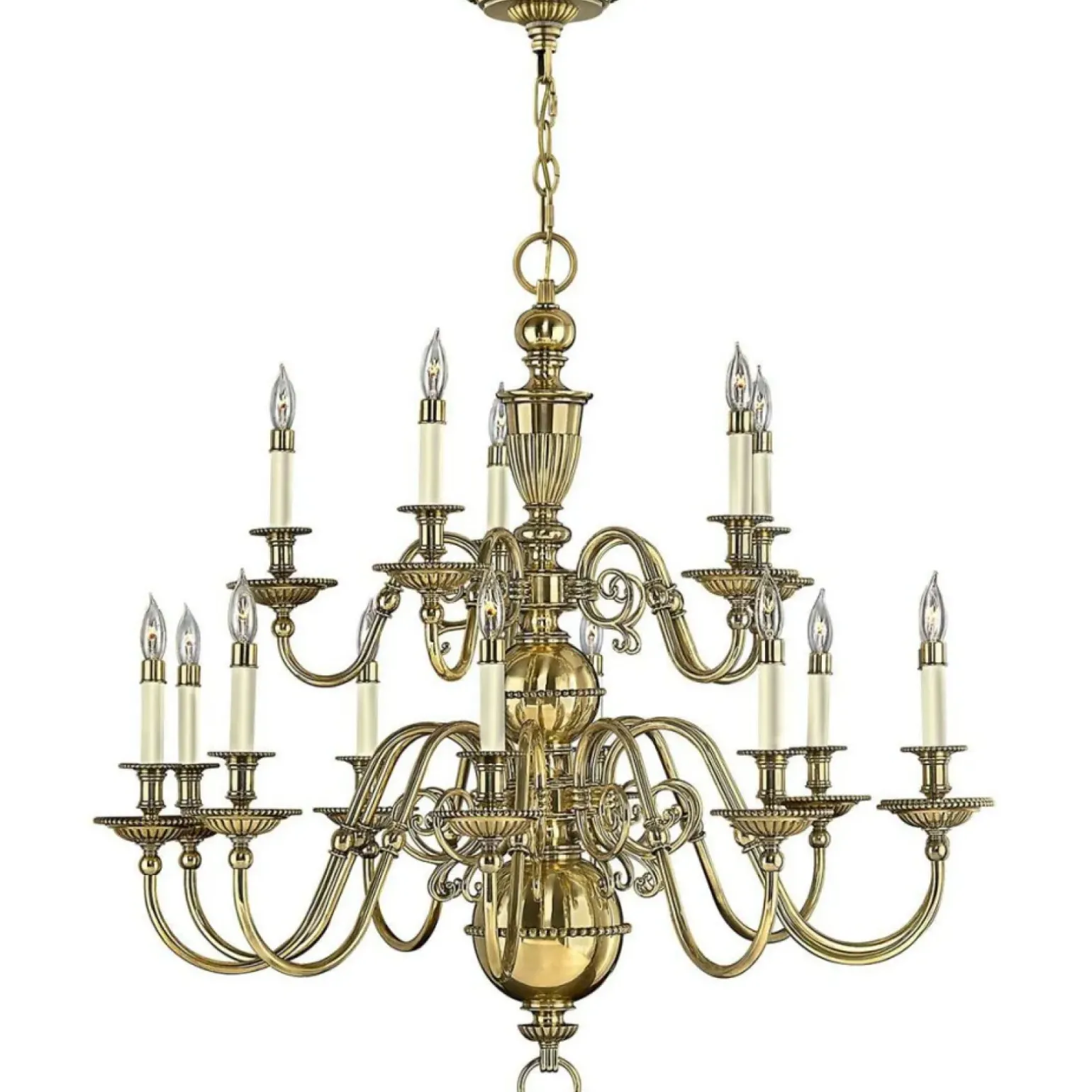 Sklep Kaja Żyrandol w kolorze złota, do salonu HK-CAMBRIDGE15 z serii CAMBRIDGE