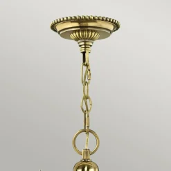 Sklep Kaja Żyrandol w kolorze złota, do salonu HK-CAMBRIDGE15 z serii CAMBRIDGE