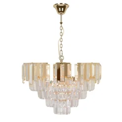 Store Żyrandol w kolorze złota, do salonu K-8175 | Kaja Oświetlenie Żyrandole Nowoczesne