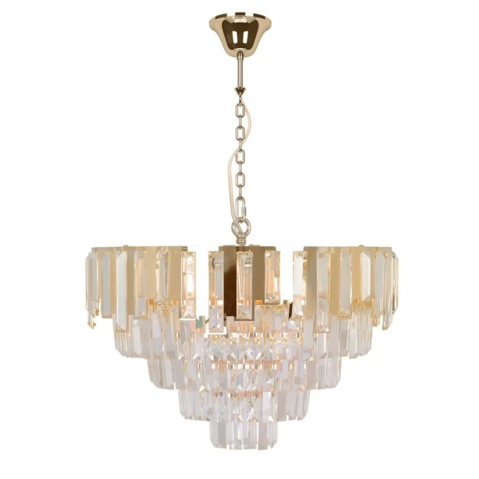 Store Żyrandol w kolorze złota, do salonu K-8175 | Kaja Oświetlenie Żyrandole Nowoczesne