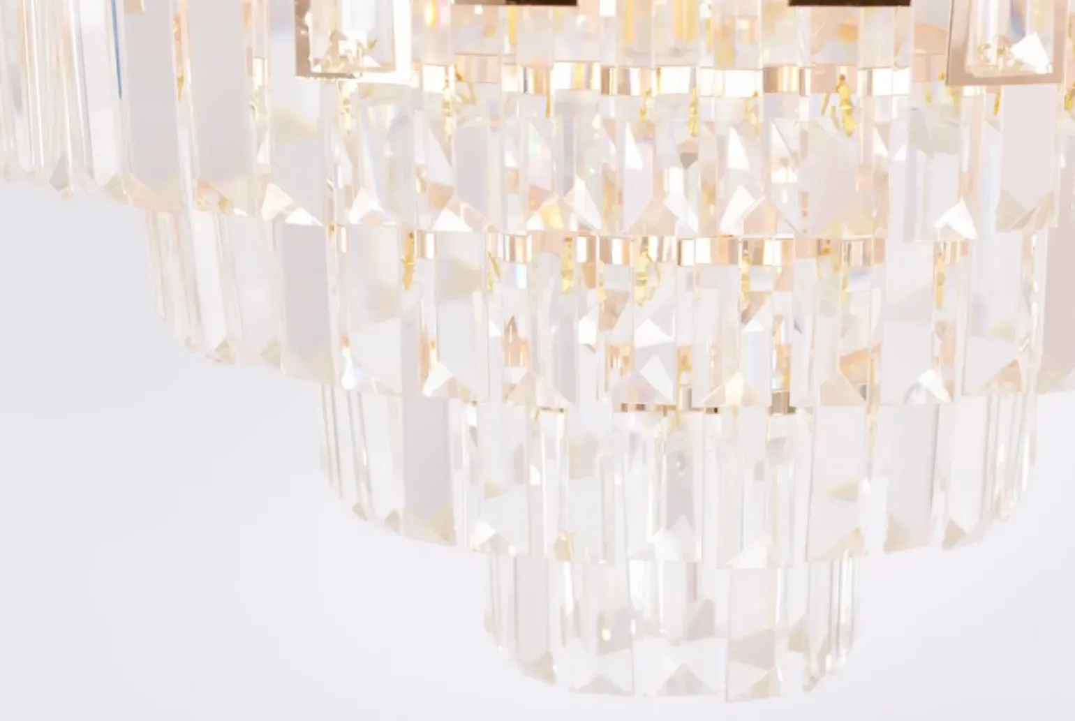 Store Żyrandol w kolorze złota, do salonu K-8175 | Kaja Oświetlenie Żyrandole Nowoczesne