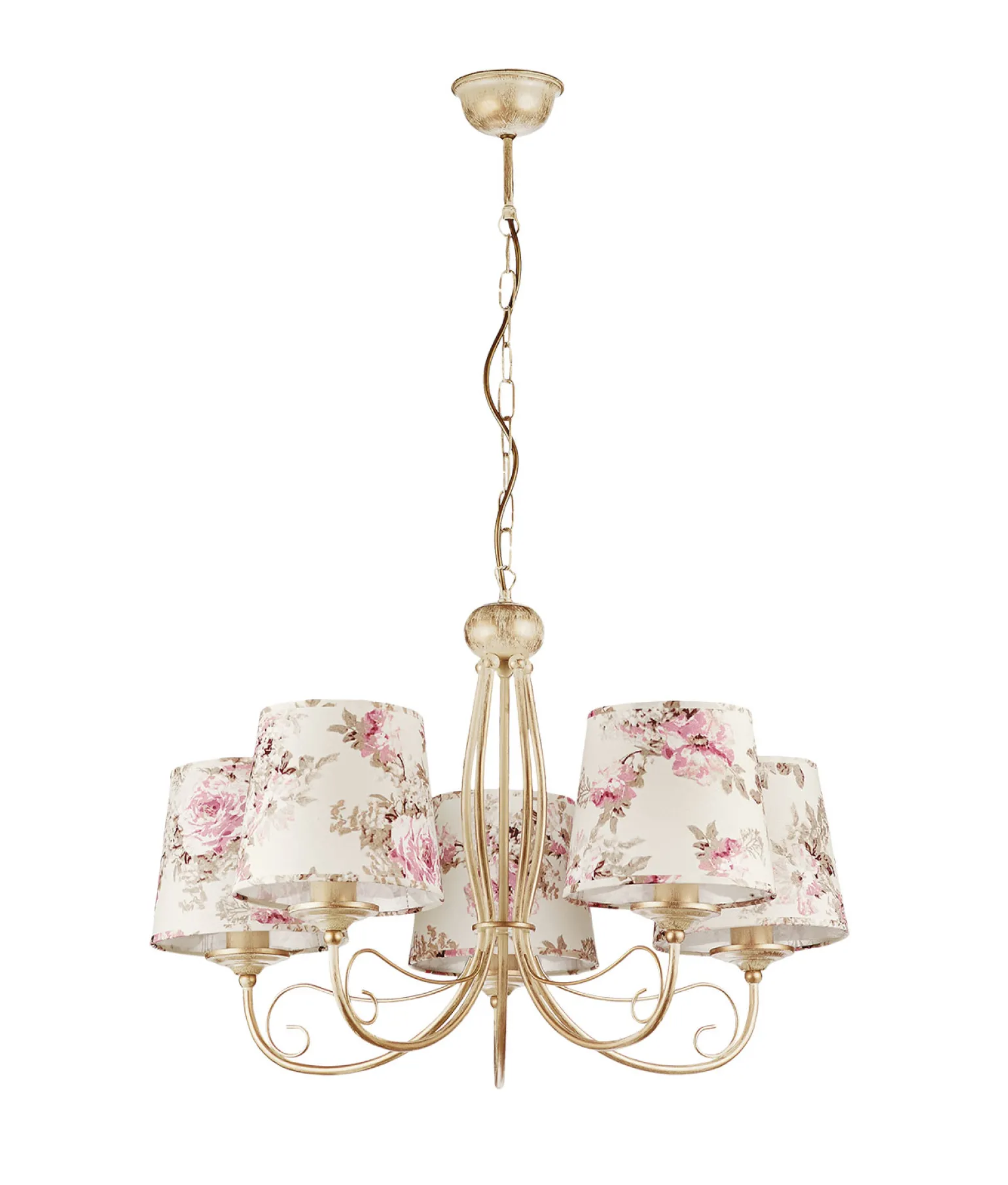Sklep Kaja Żyrandol w stylu boho, abażury w kwiaty JUP 1284 SARA | Kaja