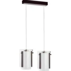 Discount Żyrandol z 2 podwójnymi kloszami AL 16992 FRESCO | Kaja Oświetlenie Żyrandole Nowoczesne