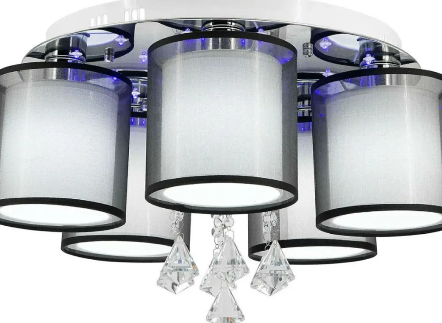 Outlet Żyrandol z abażurami w kształcie tuby DRS8007/5 8C | Kaja Oświetlenie Żyrandole Nowoczesne