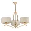 Sklep Kaja Żyrandol z beżowymi abażurami JUP 1274 KASZMIR | Kaja Oświetlenie