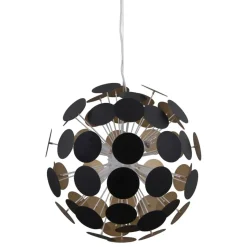 Best Żyrandol z czarno-złotymi tarczami AD20180/6C BL+G MAILONE | Kaja Żyrandole Nowoczesne
