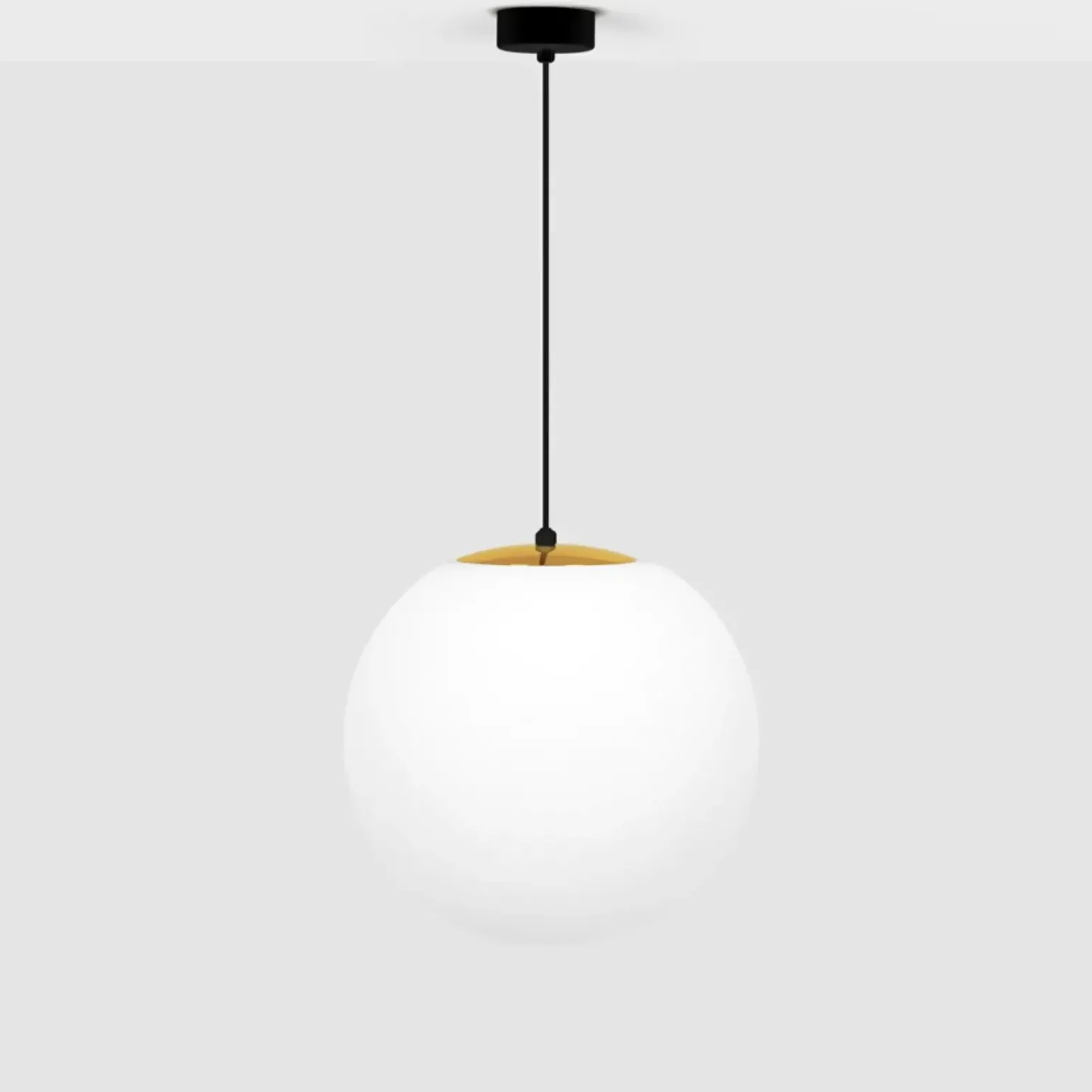 Flash Sale Żyrandol z dużym białym kloszem 30 cm K-4912 ISLA | Kaja Oświetlenie Żyrandole Nowoczesne