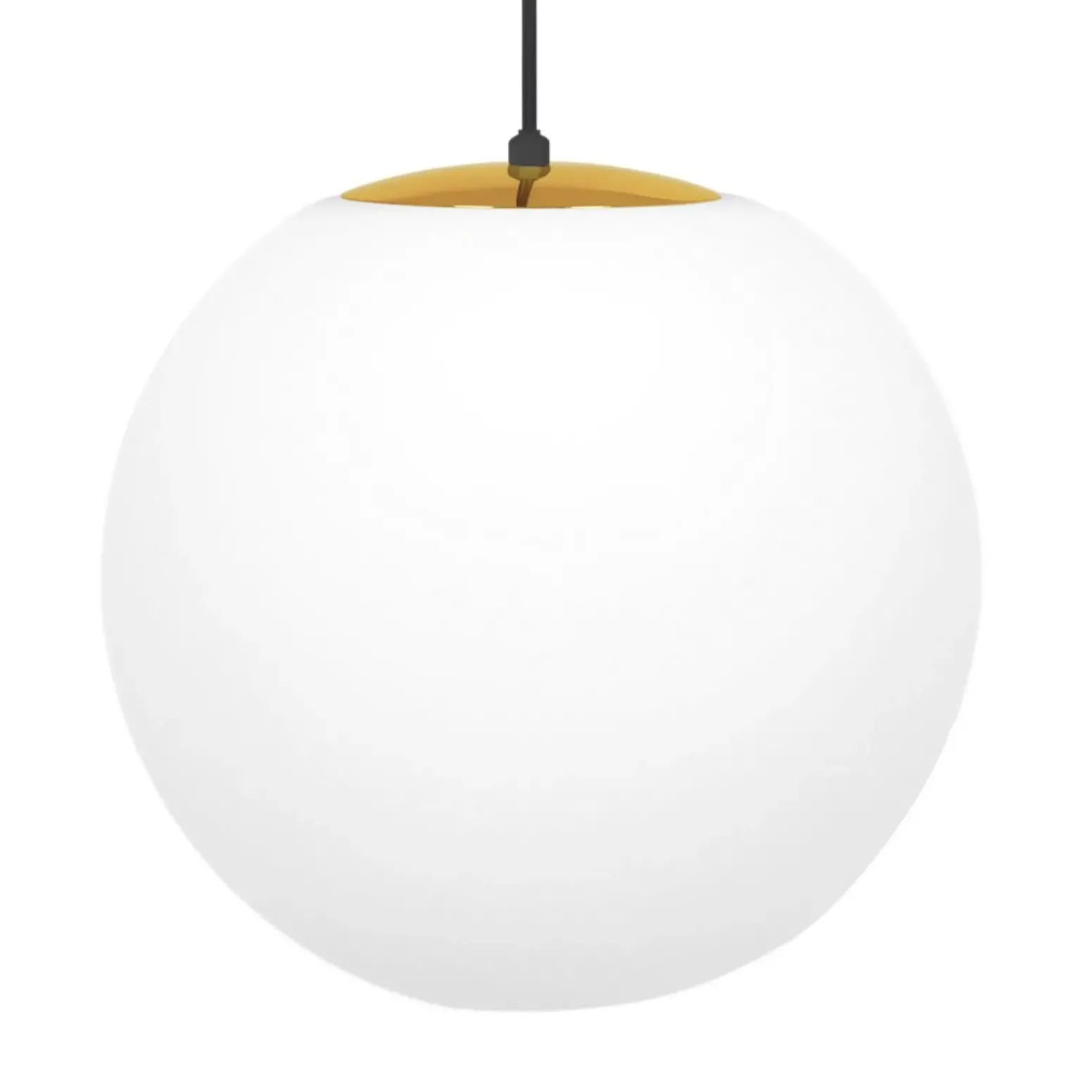 Flash Sale Żyrandol z dużym białym kloszem 30 cm K-4912 ISLA | Kaja Oświetlenie Żyrandole Nowoczesne