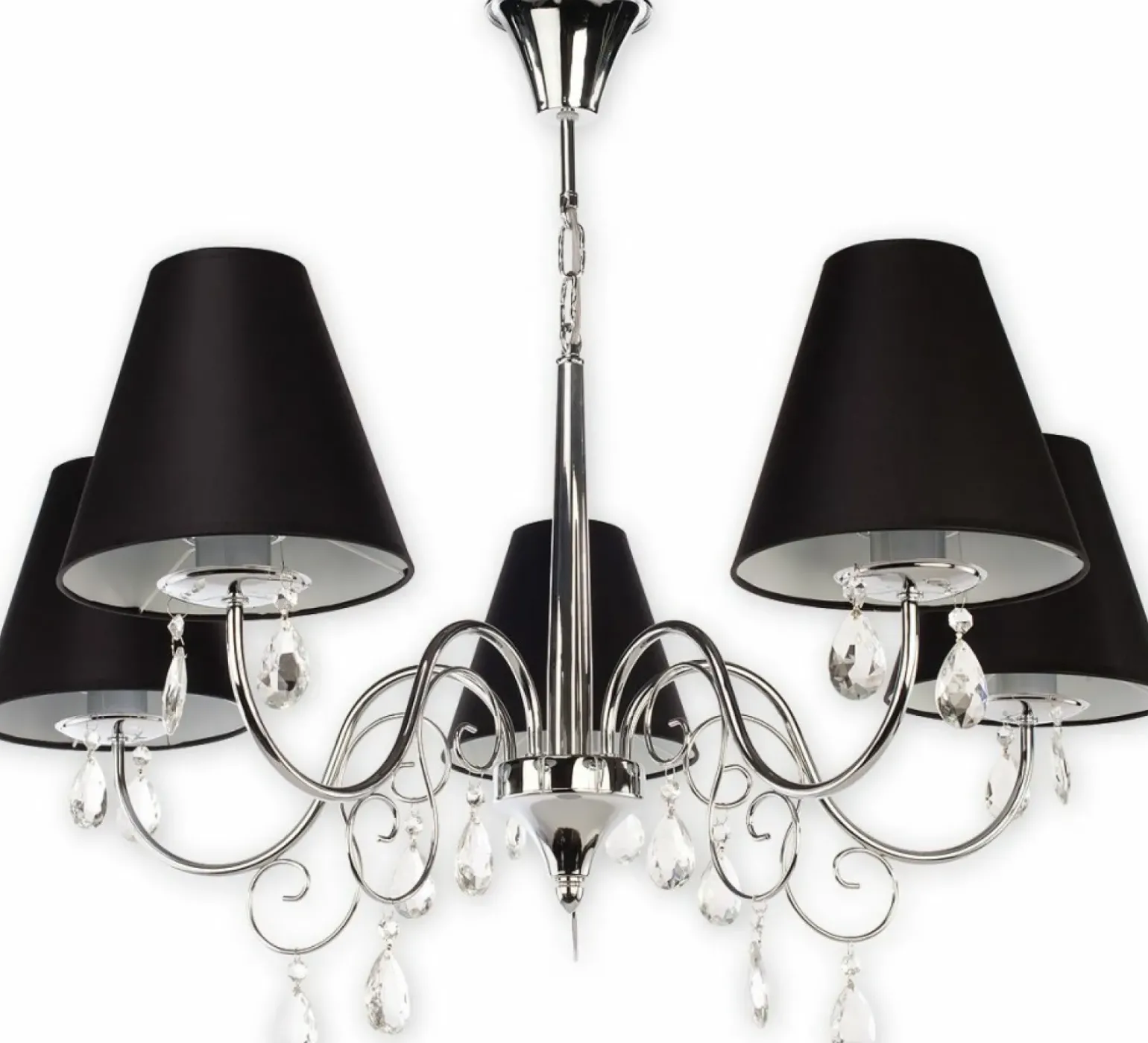 Sklep Kaja Żyrandol z klasycznymi abażurami O1965 CH CZA VELIO | Kaja Oświetlenie