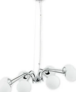 Sklep Kaja Żyrandol z kloszami i regulacją wysokości O2907 W8 CH | Kaja