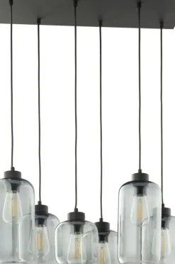 Online Żyrandol z kloszami w kształcie słoików TK 1027 MARCO | Kaja Żyrandole Nowoczesne