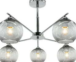 Best Żyrandol z kloszami w stylu lampionów 1859/5 8C | Kaja Oświetlenie Żyrandole Nowoczesne