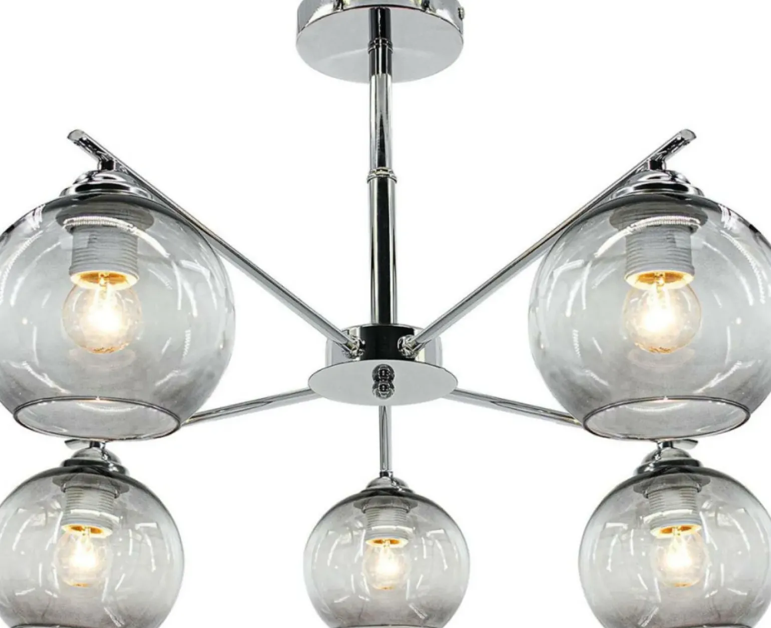 Best Żyrandol z kloszami w stylu lampionów 1859/5 8C | Kaja Oświetlenie Żyrandole Nowoczesne