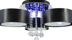 Cheap Żyrandol z kryształami i funkcją sleep DRS8006/3 8C BL | Kaja Żyrandole Nowoczesne