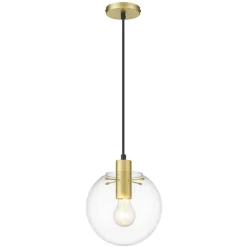 New Żyrandol z kulą ⌀20cm do kuchni LP-004/1P S GD PUERTO | Kaja Żyrandole Nowoczesne