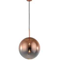 Shop Żyrandol z miedzianym kloszem LP-2844/1P MI PALLA | Kaja Oświetlenie Żyrandole Nowoczesne