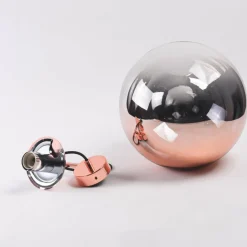 Shop Żyrandol z miedzianym kloszem LP-2844/1P MI PALLA | Kaja Oświetlenie Żyrandole Nowoczesne