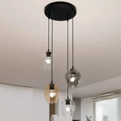 Cheap Żyrandol z różnorodnymi kloszami 682/4PREM ISTAR PREMIUM | Kaja Żyrandole Nowoczesne