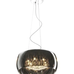Shop Żyrandol z szeroki kloszem P0076-06X-F4FZ CRYSTAL| Kaja Oświetlenie Żyrandole Nowoczesne