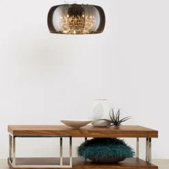 Shop Żyrandol z szeroki kloszem P0076-06X-F4FZ CRYSTAL| Kaja Oświetlenie Żyrandole Nowoczesne