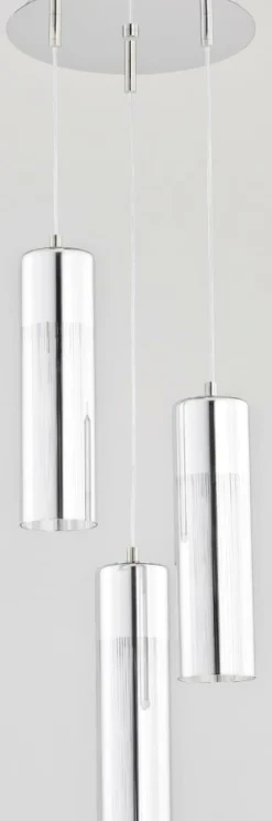 Cheap Żyrandol z trzema kloszami / tubami AL 60165 RIVIERA | Kaja Żyrandole Nowoczesne