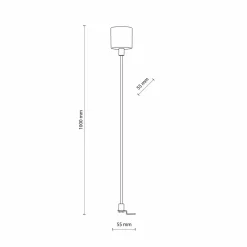 Sklep Kaja Zasilacz do wiszącego szynoprzewodu TK 5303 TRACER | Kaja Oświetlenie