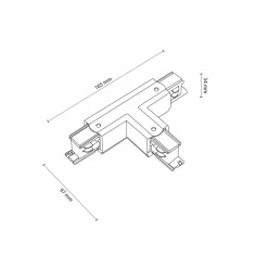 Sklep Kaja Złączka środkowa do szynoprzewodu 3-fazowego TK 3557 TRACER 3 | Kaja