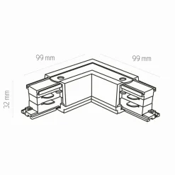Sklep Kaja Złączka typu L do szyny natynkowej ZM 8010 z serii SZ.TRÓJOBWODOWA